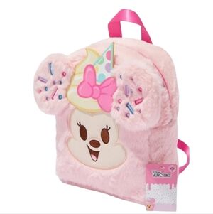 Pink Plush Backpack